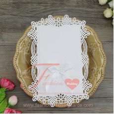 Elegant Blank Laser Cut Wedding Invitations Cheap